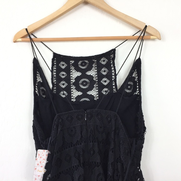 Free People Just Like Honey Lace Asymmetric Dress - Picture 5 of 8